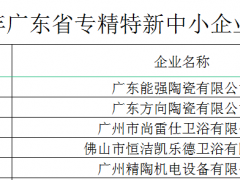 5家陶衛(wèi)榮獲廣東省專精特新中小企業(yè)頭銜