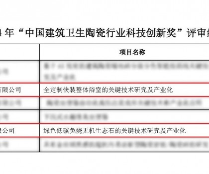 重磅！東鵬整裝衛(wèi)浴獲科技進(jìn)步一等獎！